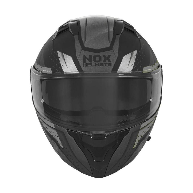 Casque Modulable Nox N966 Focal Noir Mat - Titanium
