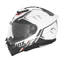 Casque Modulable Nox N967 Synchro - Blanc Rouge