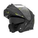 Casque Modulable Nox N967 Synchro Noir Mat - Jaune