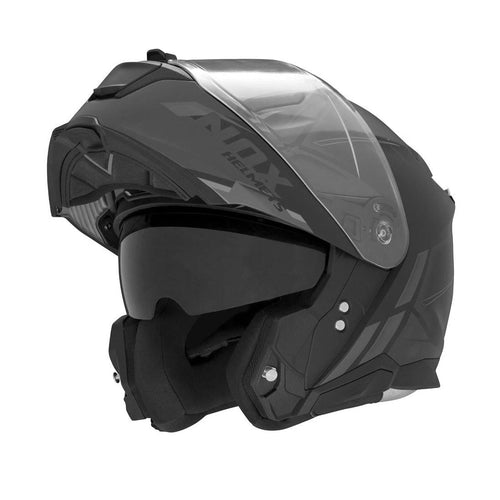 Casque Modulable Nox N967 Synchro Noir - Titanium Mat