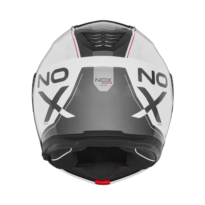 Casque Modulable Nox N968 Tomak - Blanc Rouge