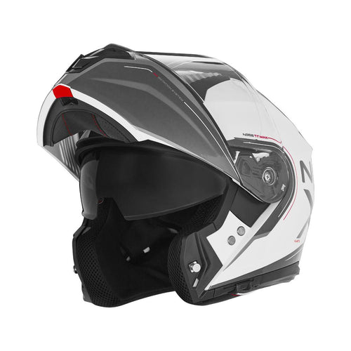 Casque Modulable Nox N968 Tomak - Blanc Rouge