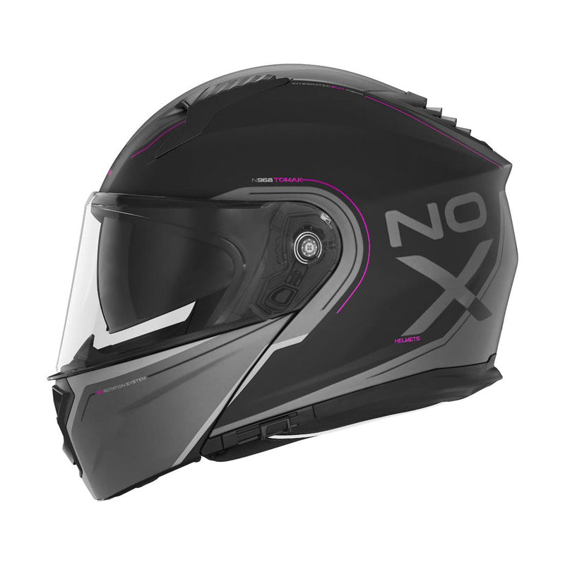 Casque Modulable Nox N968 Tomak - Noir Mat