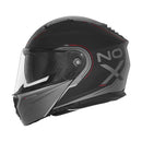 Casque Modulable Nox N968 Tomak Noir Mat - Rouge