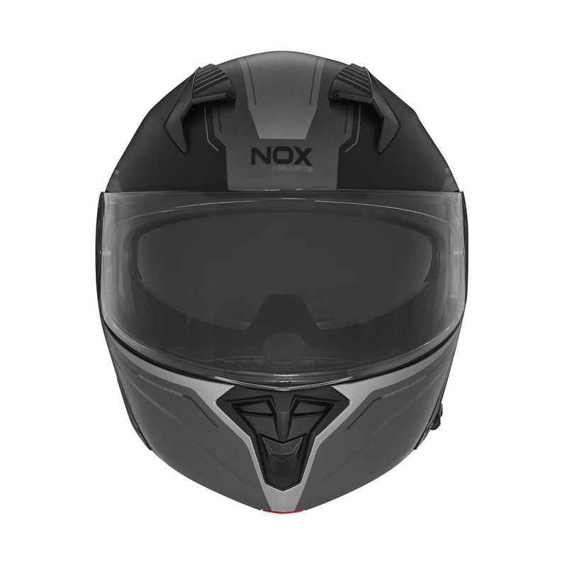 Casque Modulable Nox N968 Tomak Noir Mat - Titanium