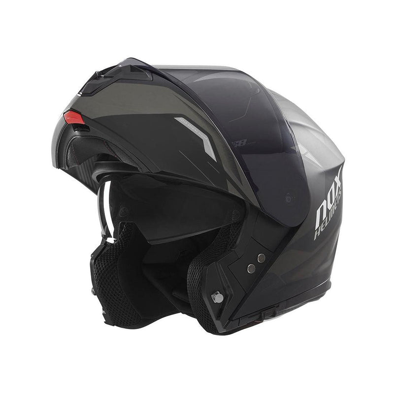Casque Modulable Nox N968 Ultra Noir Mat - Titanium