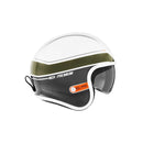 Casque Premium Nox Jet Next Shaker - Blanc Kaki Orange