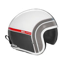 Casque Premium Nox Jet Next Traker - Blanc Rouge