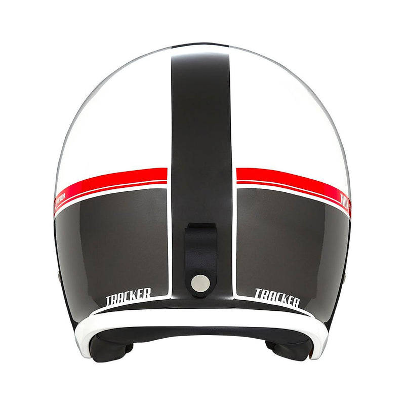 Casque Premium Nox Jet Next Traker - Blanc Rouge