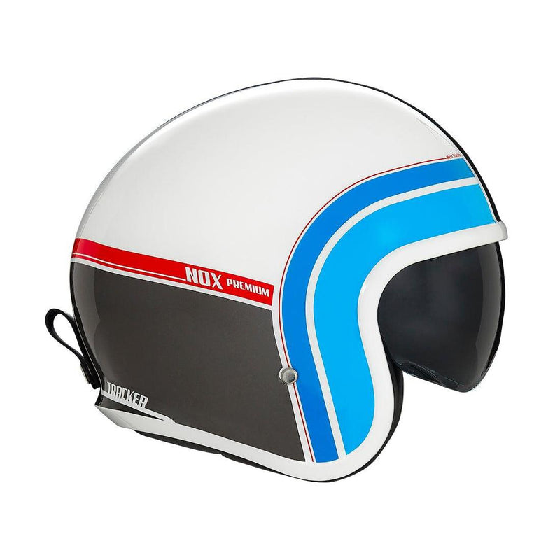 Casque Premium Nox Jet Next Traker - Bleu Blanc Rouge
