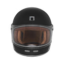 Casque Premium Nox Integral Revenge Strobe Noir - Mat Titanium