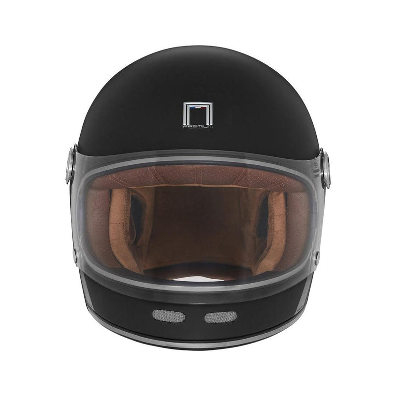 Casque Premium Nox Integral Revenge Strobe Noir - Mat Titanium
