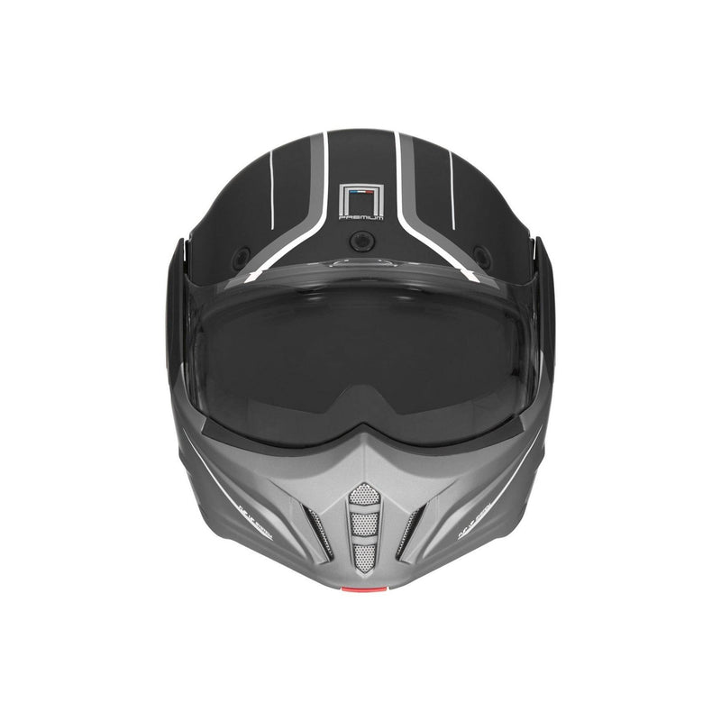Casque Premium Nox Modulable Stratos Fighter - Noir Mat Titanium