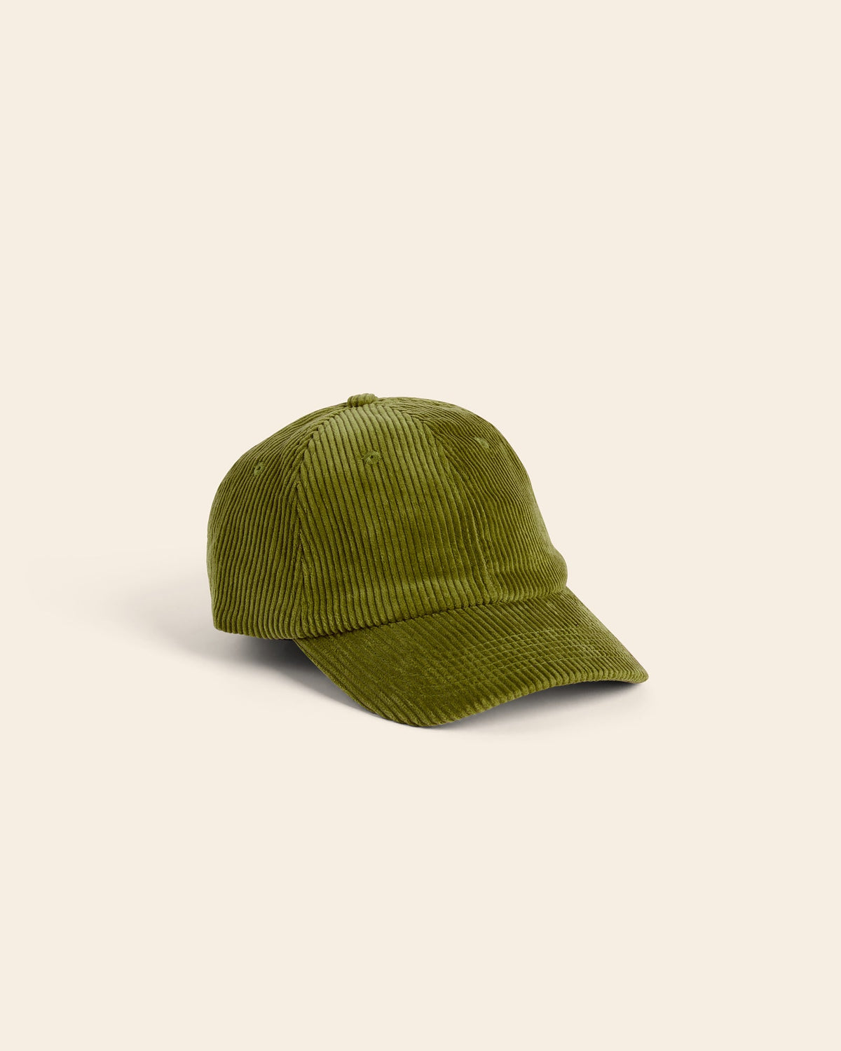 Casquette Velours Côtelé Vert Olive