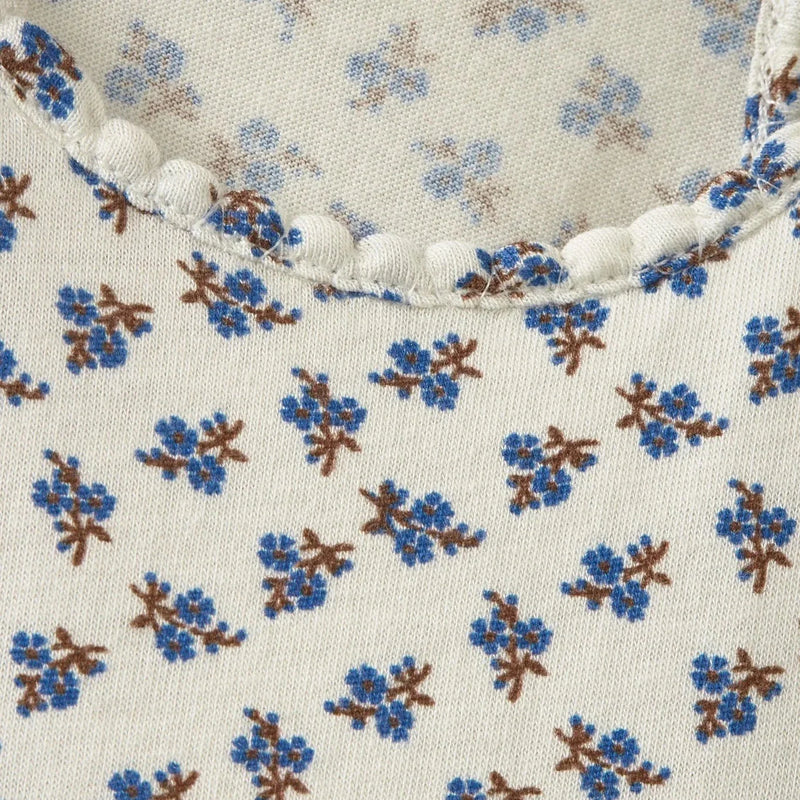 Top Cassia ecru disty print - Sélection Caramel à retrouver sur amaetc.com, concept store eco friendly pour enfants