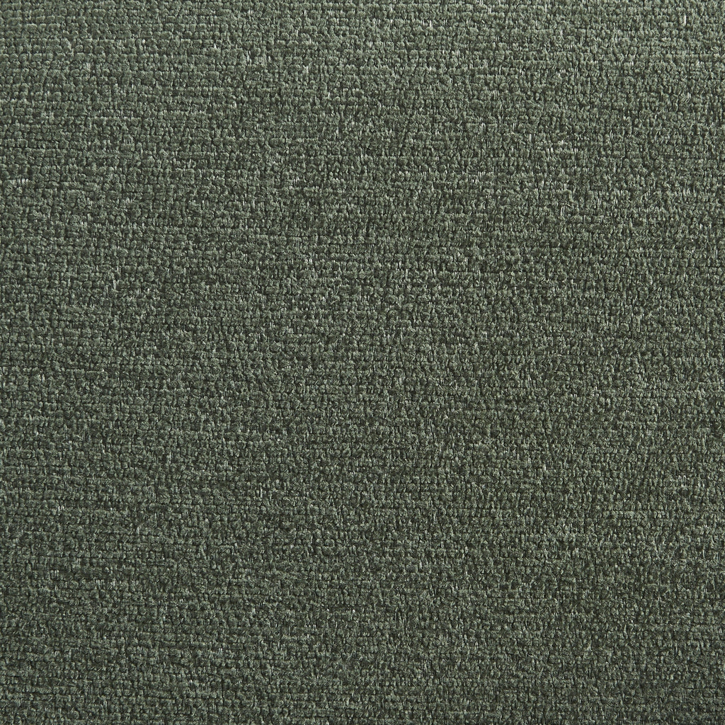 Cassie - Chairs - Chenille Fabric - Green And Black Metal Legs