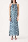 Robe Longue Cassy - Bleu