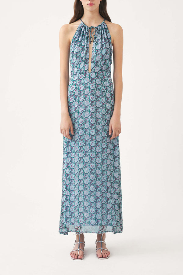 Cassy Long Dress - Blue