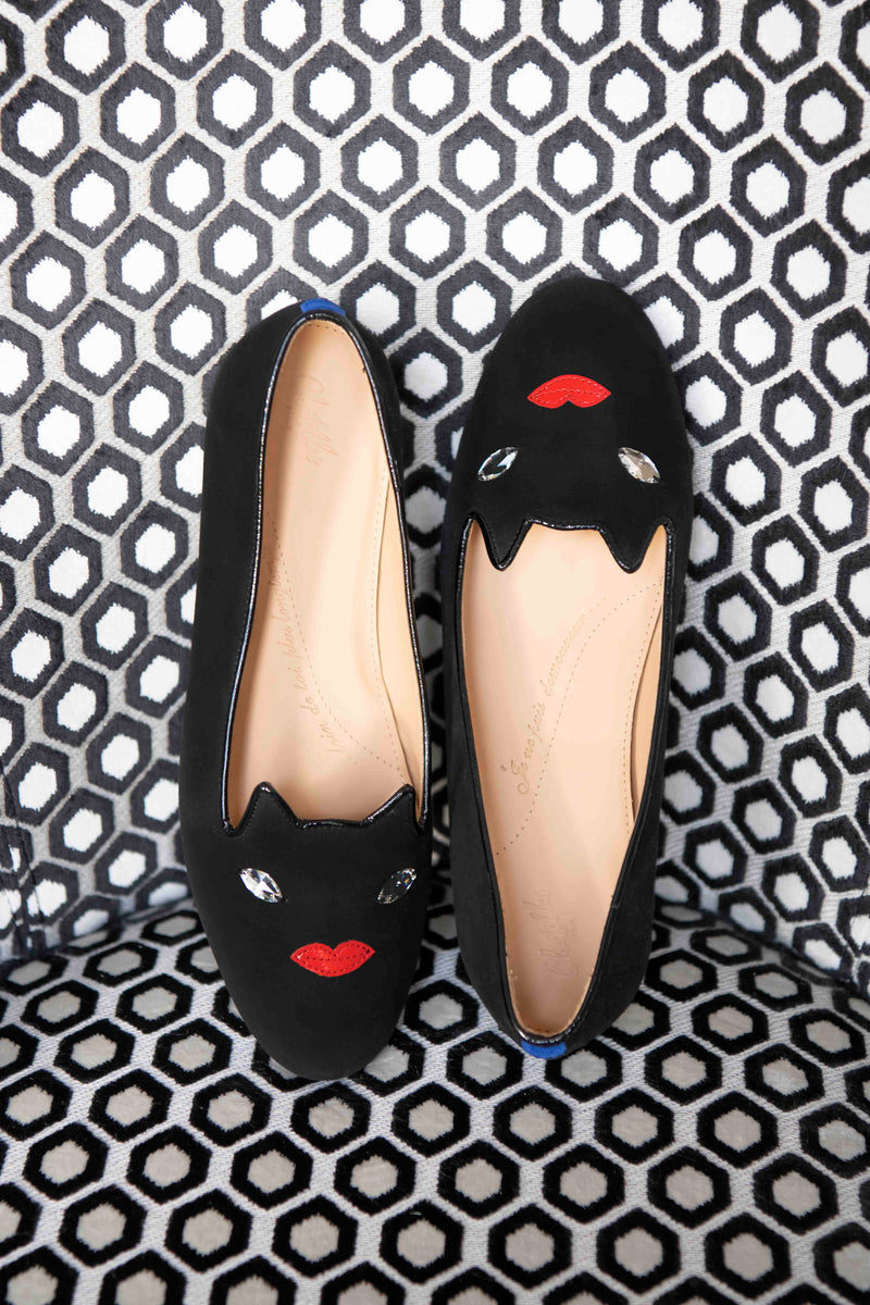 Slippers Cats - Noir - Femme