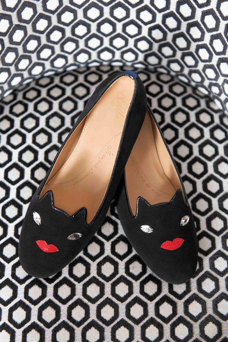 Slippers Cats - Noir - Femme