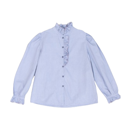 Blusa azul pizarra coliflor - Selección caramelo disponible en amaetc.com, concept store eco amigable para niños