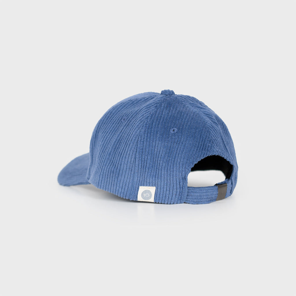 Casquette En Velours - Bleu