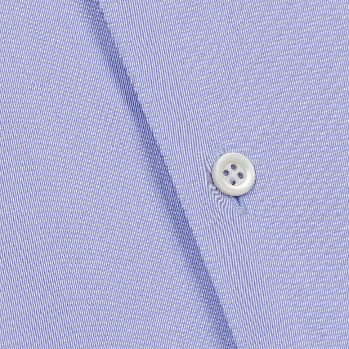Chemise Premium Cintrée En Twill Double Retors Bleue
