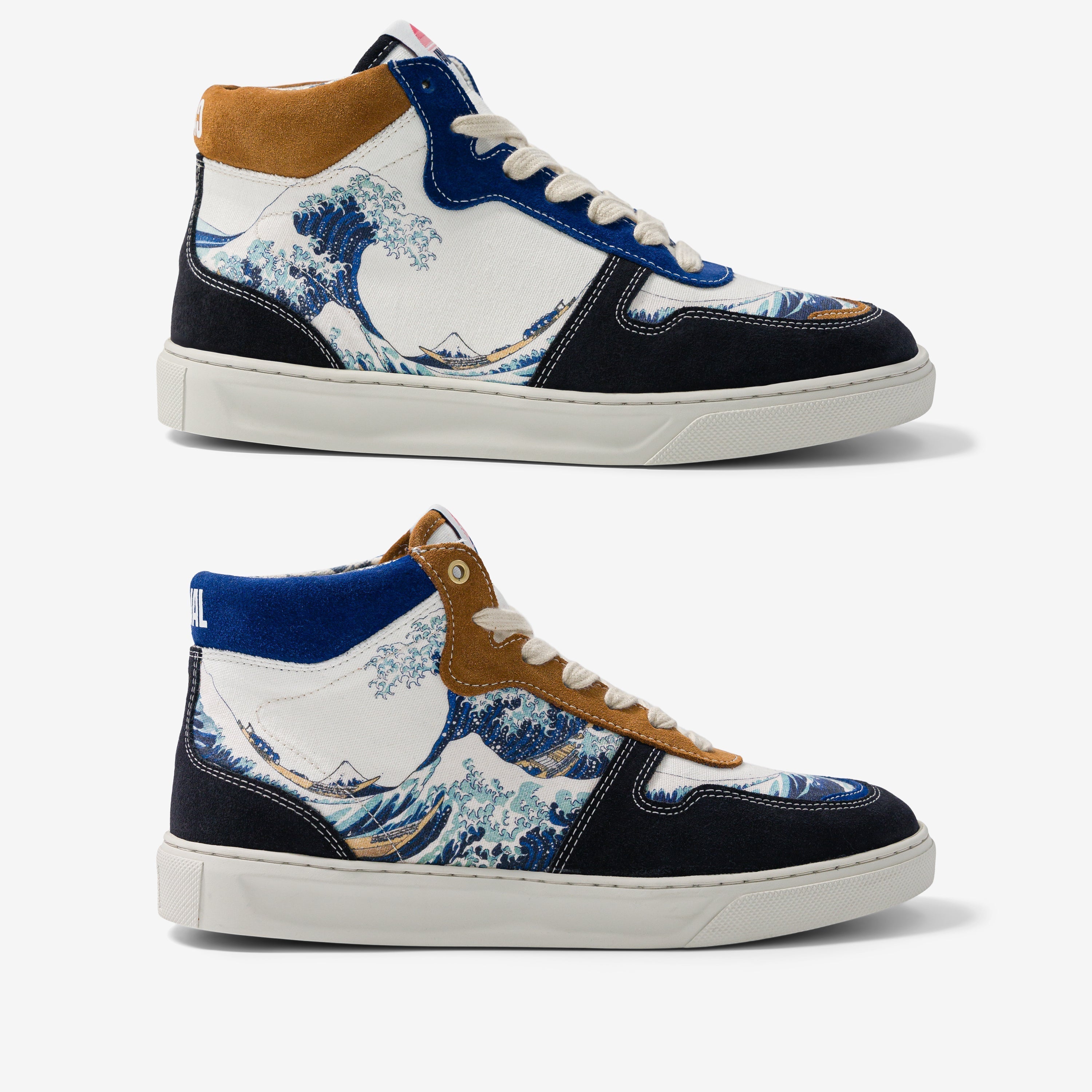 CAVAL x La Grande Vague de Kanagawa Trainers