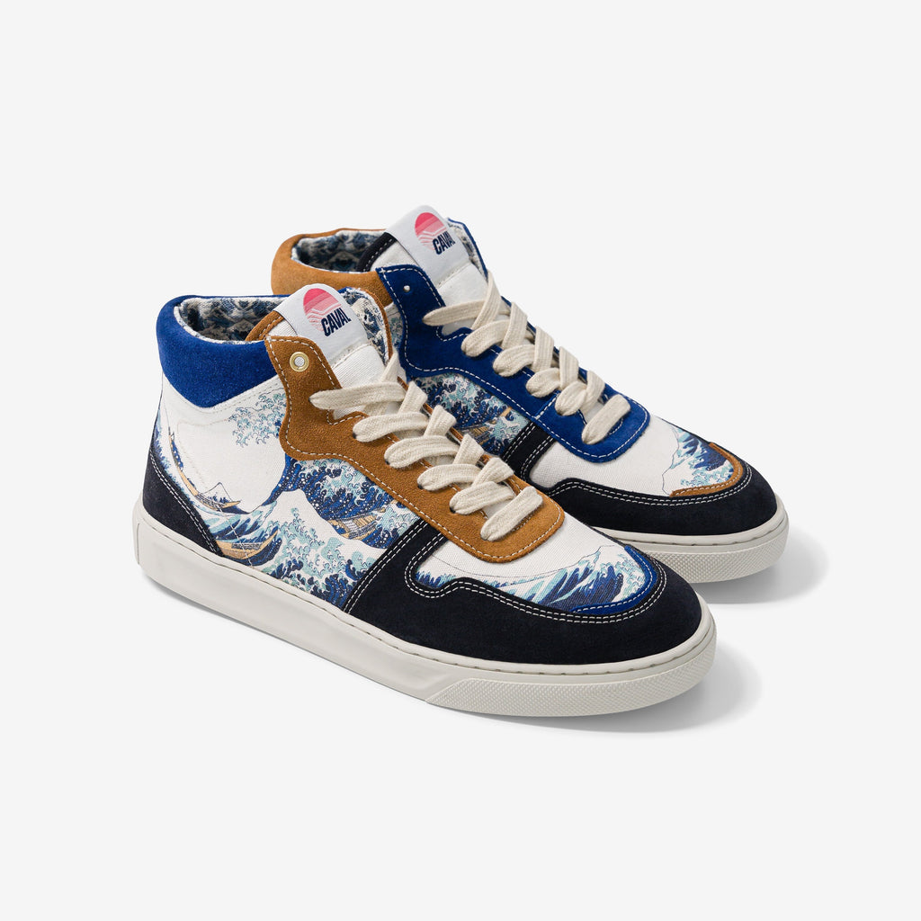 CAVAL x La Grande Vague de Kanagawa Trainers