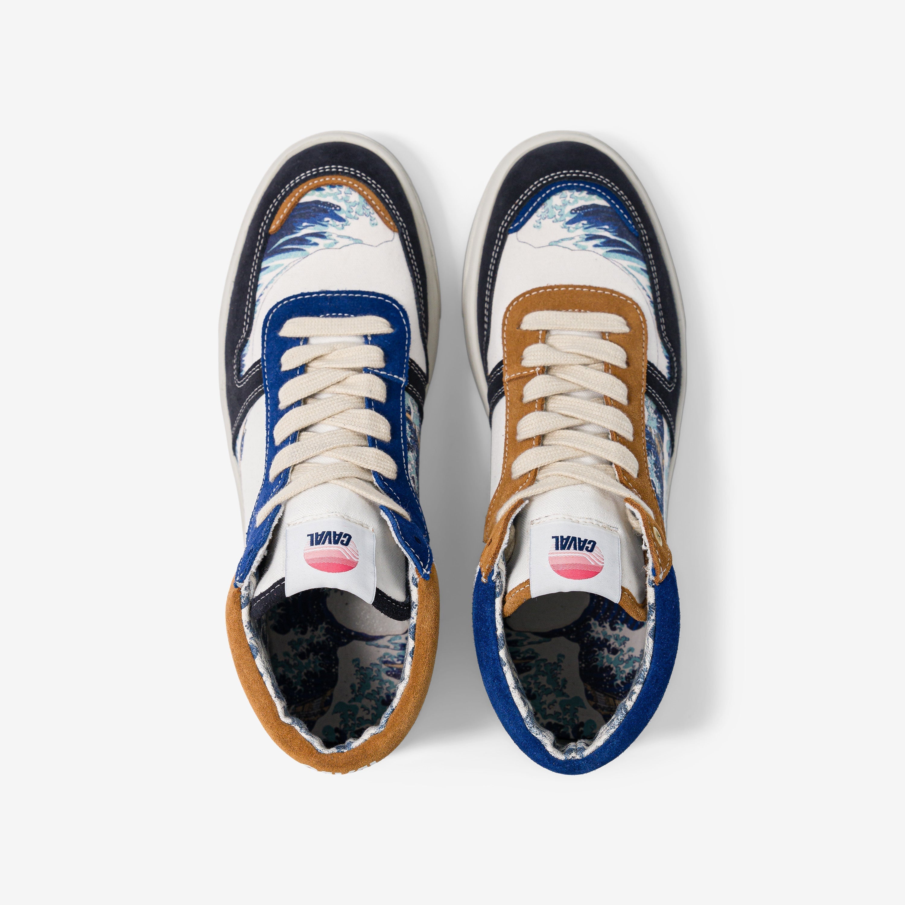 CAVAL x La Grande Vague de Kanagawa Trainers