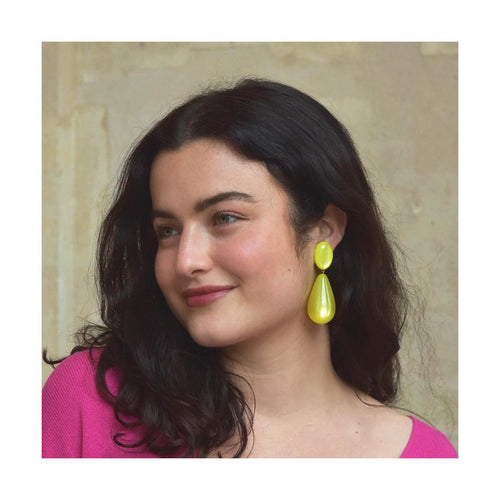 Boucles D'Oreilles Cayenne - Jaune