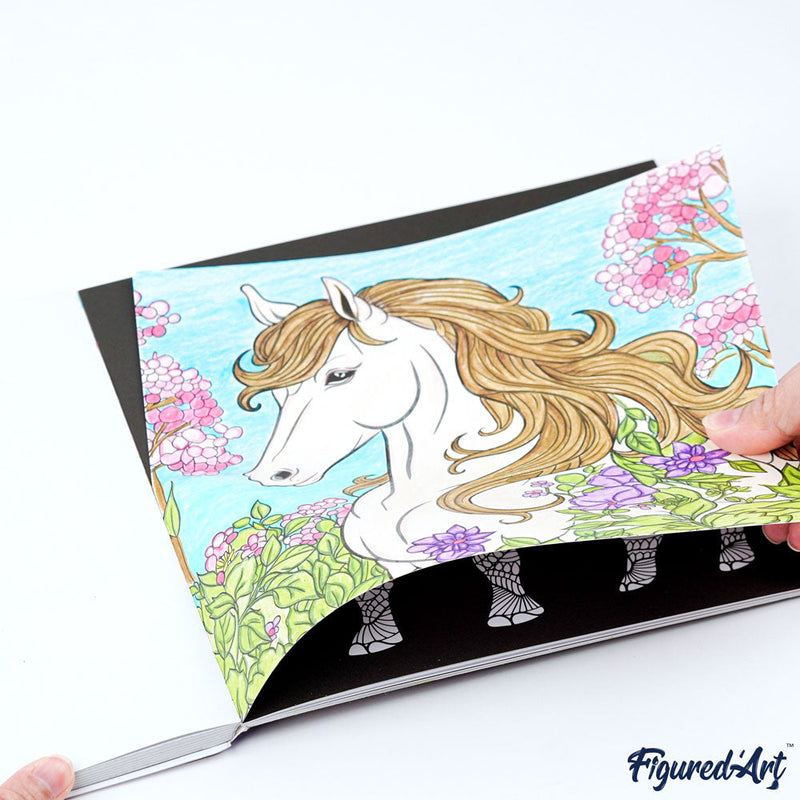 Livre De Coloriage Adulte - L'Univers Des Animaux - 50 Pages