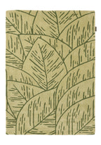 Cedro blanco – Alfombra de lana con motivos de follaje - verde Cedro blanco