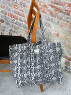 Hortense Python tote bag