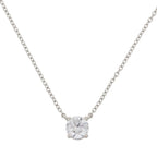 Necklace "Imperial Necklace 0.5" D0.5Ct/1 - White Gold
