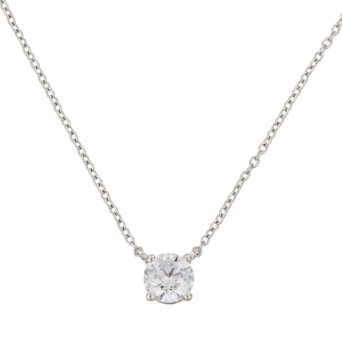 Necklace "Imperial Necklace 0.5" D0.5Ct/1 - White Gold