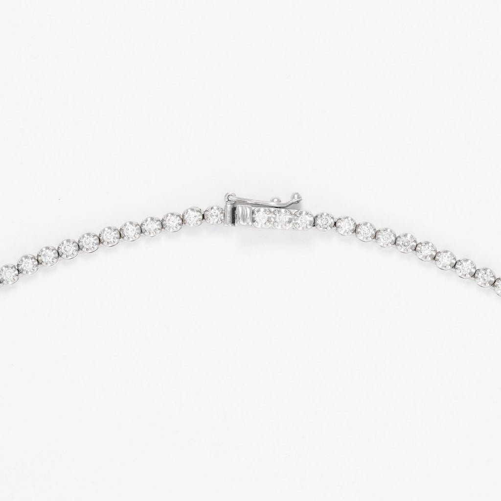 Collar "River 3 Ct" 3 Ct/136 - Oro blanco 375/1000