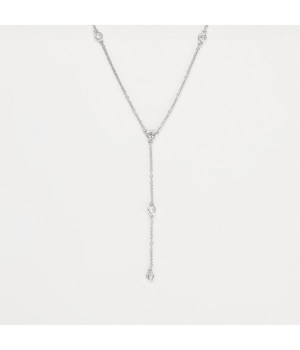 Collier "Rêve Céleste" - D0,15/7 - Or Blanc