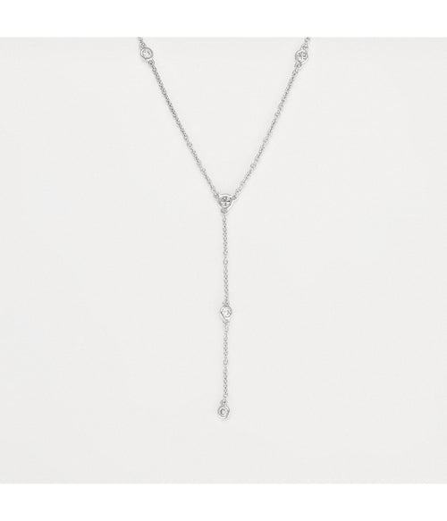 Collier "Rêve Céleste" - D0,15/7 - Or Blanc