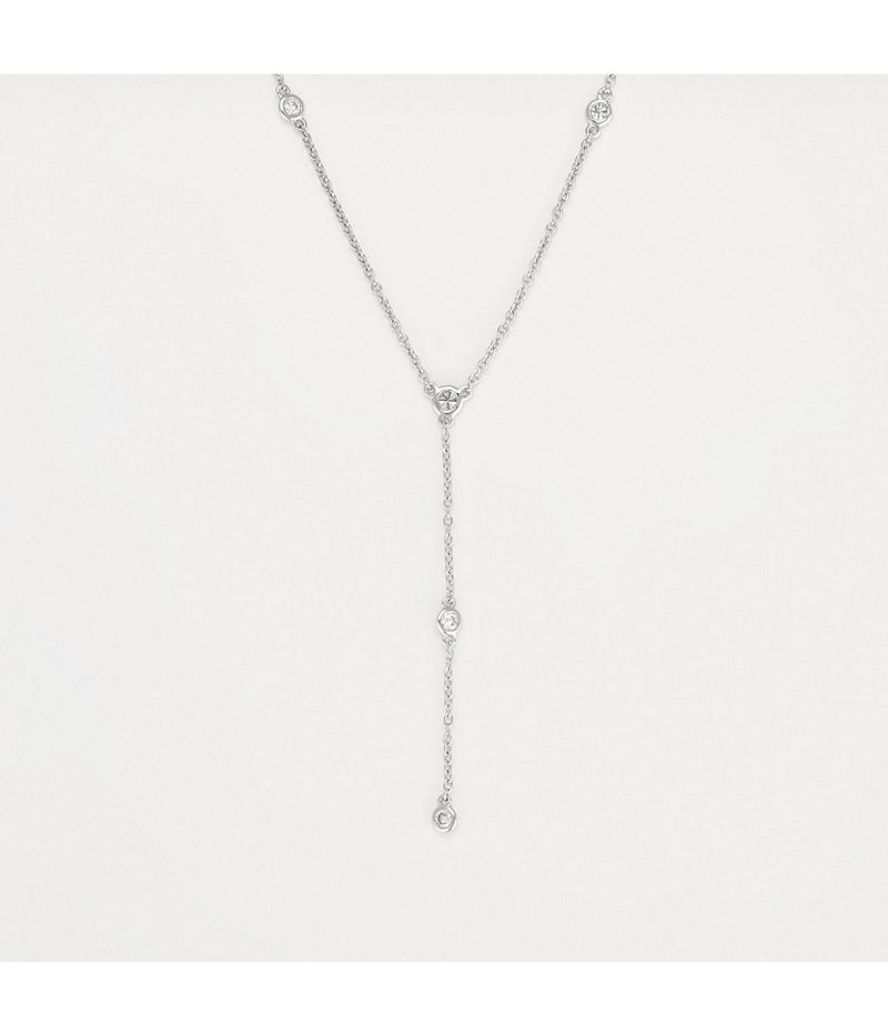 Collier "Rêve Céleste" - D0,15/7 - Or Blanc