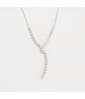 Collier "Etreinte Céleste" - D0,20/20 - Or Blanc