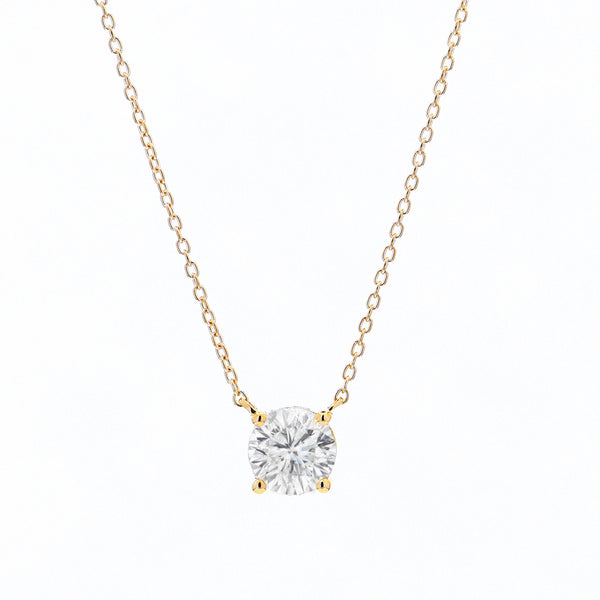 “Delicate” Solitaire Necklace D1/1