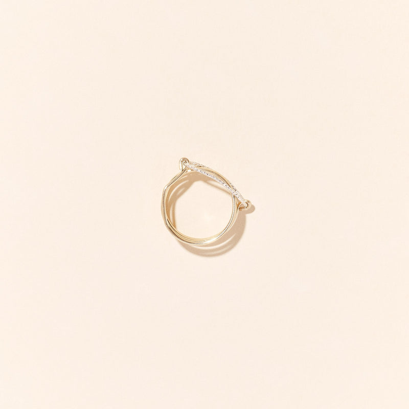 La Bague Nina Gold Filled Et Argent Sterling 925