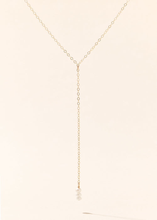 Plunging Necklace Jane Perles D'Eau Douce