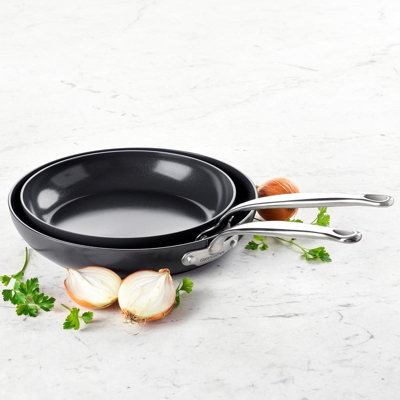 Greenpan Barcelona Lot De 2 Poêles 24+28Cm