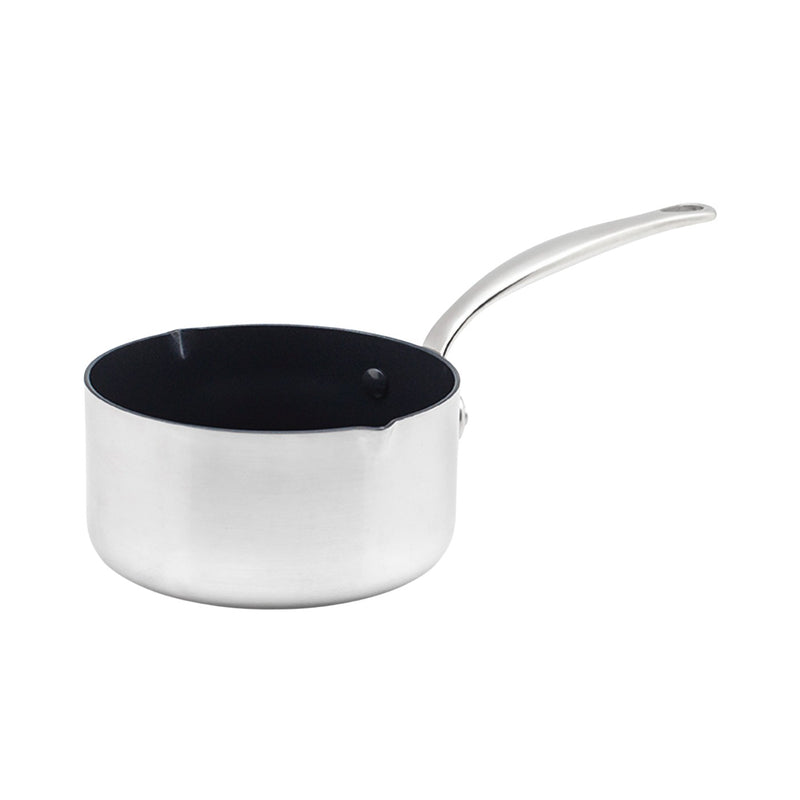 Greenpan Barcelona Evershine 3Ply Saucepan 2 Pour Spouts 16Cm/1.5L
