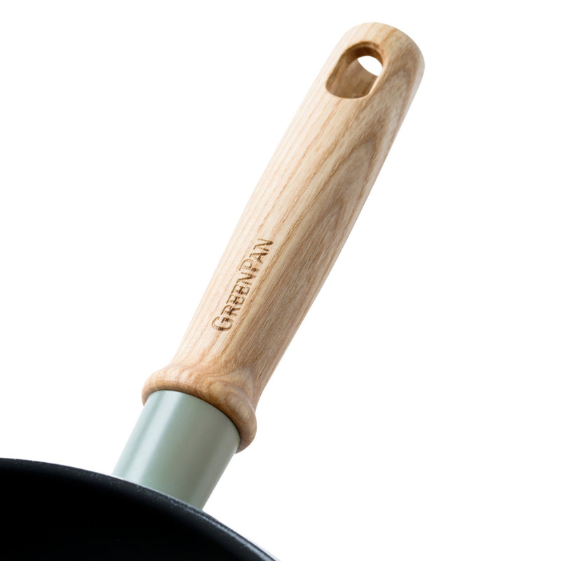 Greepan Mayflower Batterie De Cuisine 4Pcs Avec Couvercle Et Ustensiles - Turquoise