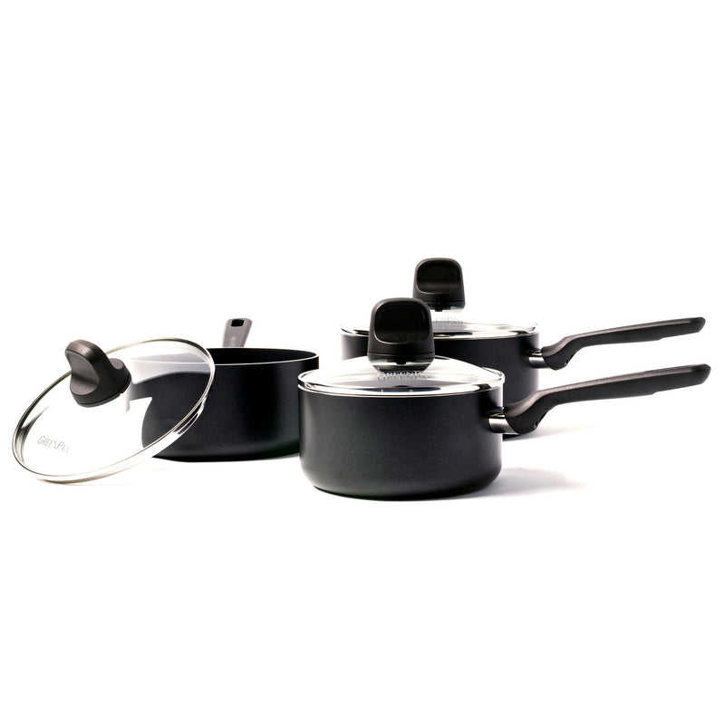Cacerola con tapa Greenpan Memphis, juego de 6 piezas