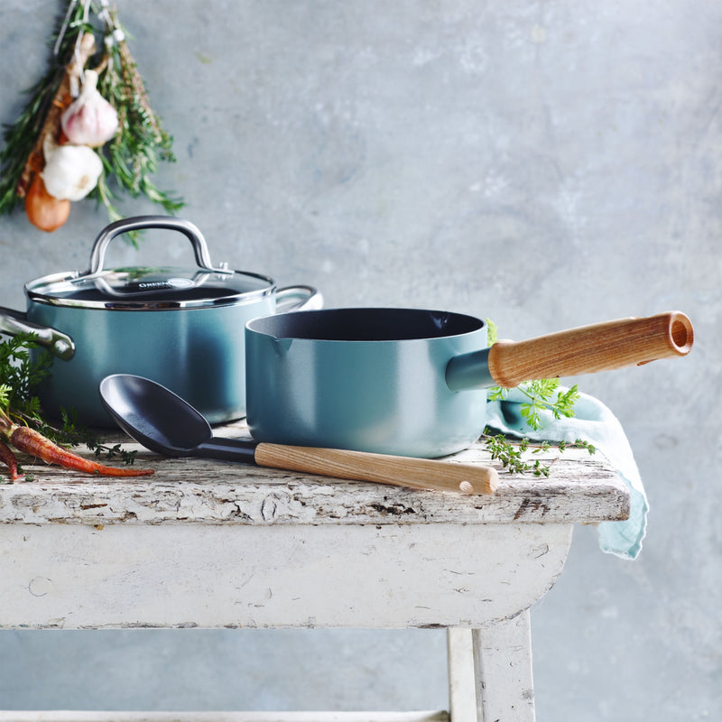 Casserole Mayflower Avec 2 Becs Verseurs - Bleu