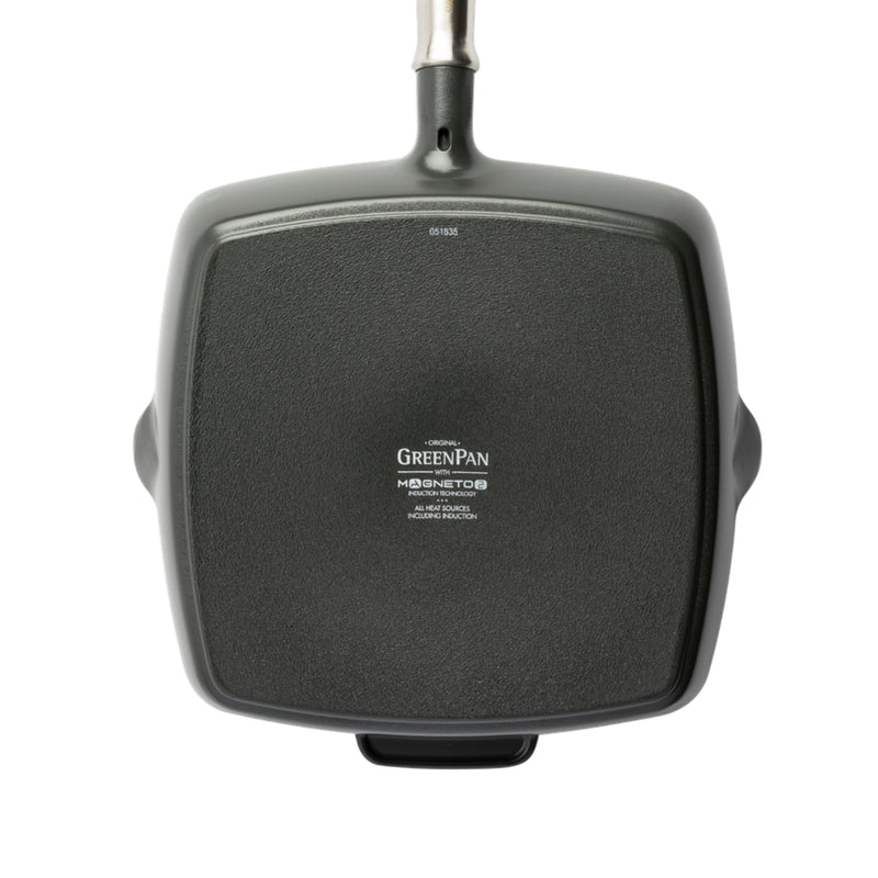 Poêle Gril Carrée Céleste - Gris